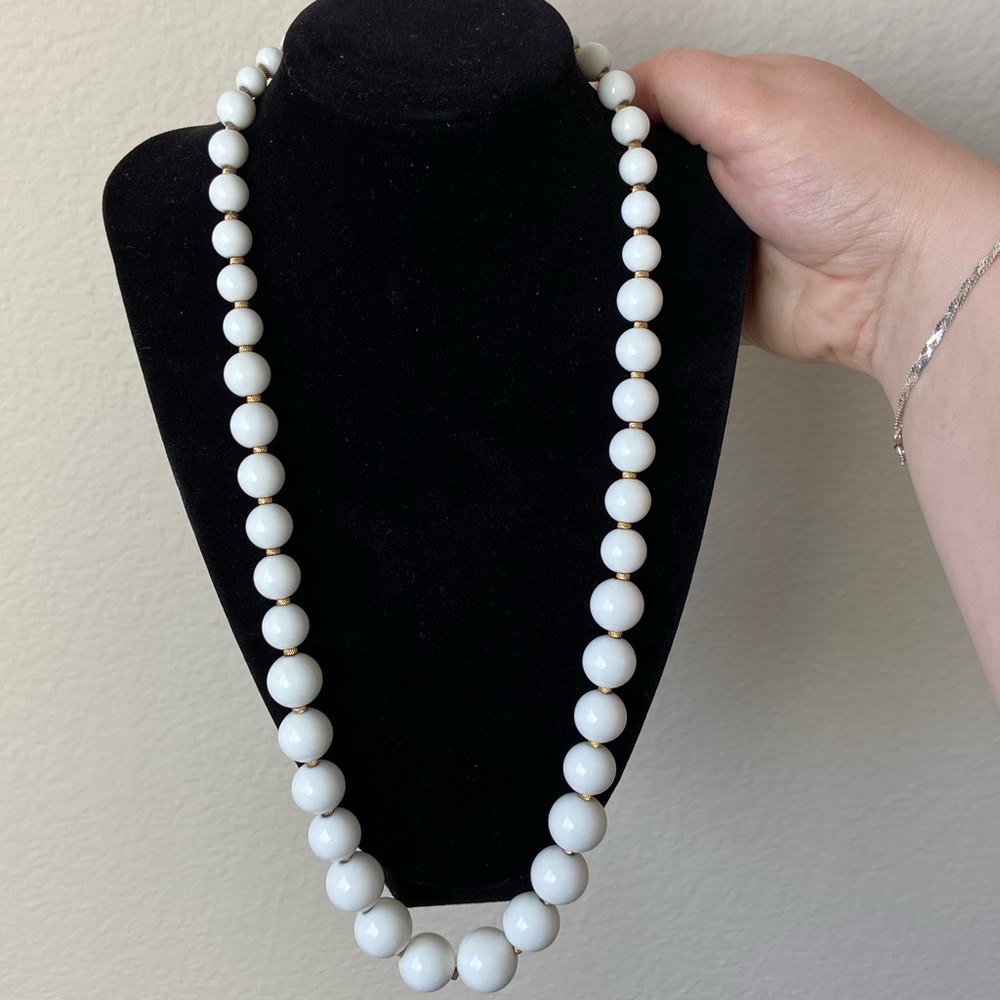 Monet vintage beaded necklace